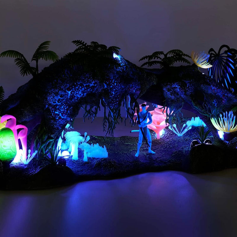 Disney Avatar: World of Pandora - Omatikaya Rainforest and Jake Sully Toys & Games McFarlane Toys