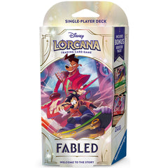 Disney Lorcana TCG: Fabled Starter Deck Bundle - 2 Decks Card Game Ravensburger