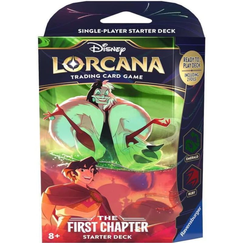 Disney Lorcana TCG: The First Chapter Starter Deck - Emerald & Ruby Card Game Ravensburger