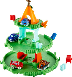 Disney Mattel Pixar Cars Christmas Advent Calendar - 25 Surprises Include 4 Mini Toy Cars & Reconfigurable Playset Toys & Games Mattel