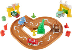 Disney Mattel Pixar Cars Christmas Advent Calendar - 25 Surprises Include 4 Mini Toy Cars & Reconfigurable Playset Toys & Games Mattel