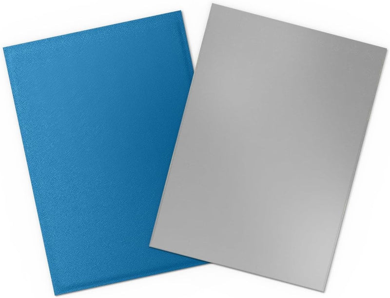 Dragon Shield Sleeves: Matte Dual Cobalt and Silver - 100 Sleeves Card Game Dragon Shield