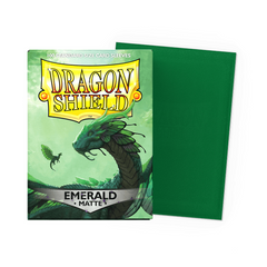 Dragon Shield Sleeves: Matte Emerald - 100 Standard Size Sleeves Card Game Dragon Shield