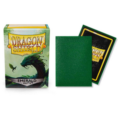 Dragon Shield Sleeves: Matte Emerald - 100 Standard Size Sleeves Card Game Dragon Shield