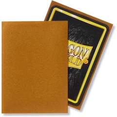 Dragon Shield Sleeves: Matte Gold - 100 Standard Size Sleeves Card Game Dragon Shield
