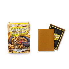 Dragon Shield Sleeves: Matte Gold - 100 Standard Size Sleeves Card Game Dragon Shield