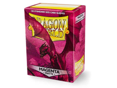 Dragon Shield Sleeves: Matte Magenta - 100 Standard Size Sleeves Card Game Dragon Shield