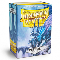 Dragon Shield Sleeves: Matte Petrol - 100 Standard Size Sleeves Card Game Dragon Shield