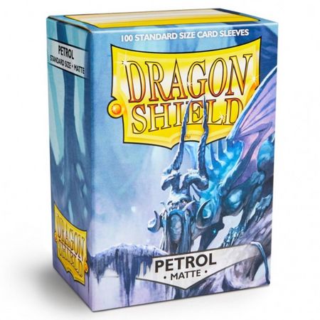 Dragon Shield Sleeves: Matte Petrol - 100 Standard Size Sleeves Card Game Dragon Shield