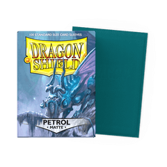 Dragon Shield Sleeves: Matte Petrol - 100 Standard Size Sleeves Card Game Dragon Shield