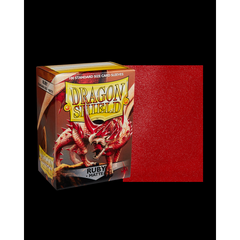 Dragon Shield Sleeves: Matte Ruby - 100 Standard Size Sleeve Card Game Dragon Shield