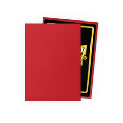 Dragon Shield Sleeves: Matte Ruby - 100 Standard Size Sleeve Card Game Dragon Shield