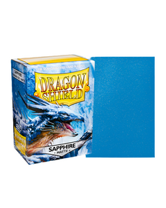 Dragon Shield Sleeves: Matte Sapphire - 100 Standard Card Sleeves Card Game Dragon Shield