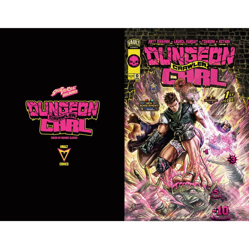 Dungeon Crawler Carl: #0 Dominic Glover Shopville Exclusive Trade Limited to 500 Comics Vault Comics