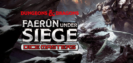 Dungeons and Dragons Faerun Under Siege Dice Masters: 2 Cards & Dice Foil Pack Card Game WizKids