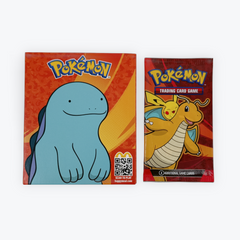 Pokemon x McDonald's Happy Meal Toy 2025 - Quagsire Sticker Activity Sheet and Booster Pack Card Game Pokemon