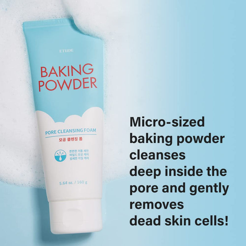 ETUDE Baking Powder Pore Cleansing Foam 160 mL (5.64 fl oz) Cleanser ETUDE