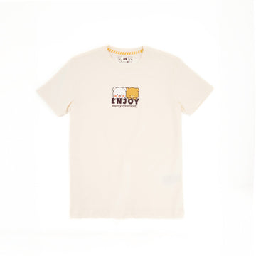 Giordano x Milk Mocha Bear: Enjoy Every Moment T-Shirts Milk Mocha Bear