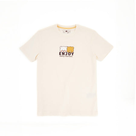 Giordano x Milk Mocha Bear: Enjoy Every Moment T-Shirts Milk Mocha Bear