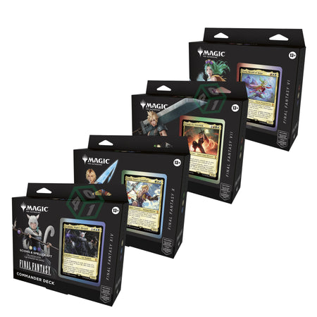 Magic: The Gathering TCG: Final Fantasy Commander Decks - Set of 4 Card Game Wizards of the Coast