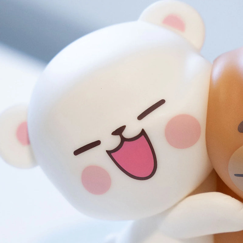 Milk Mocha Bear: Milk Mocha Hugging Figurine Home Decor Milk Mocha Bear