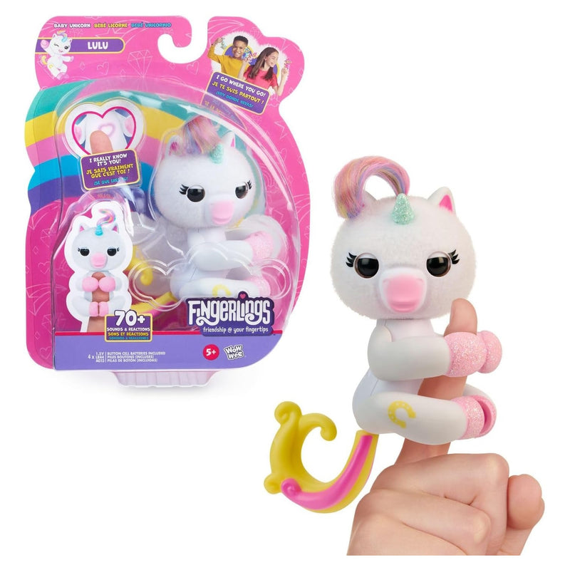 Fingerlings 2.0 Baby Unicorn - Lulu Toys & Games Wow Wee