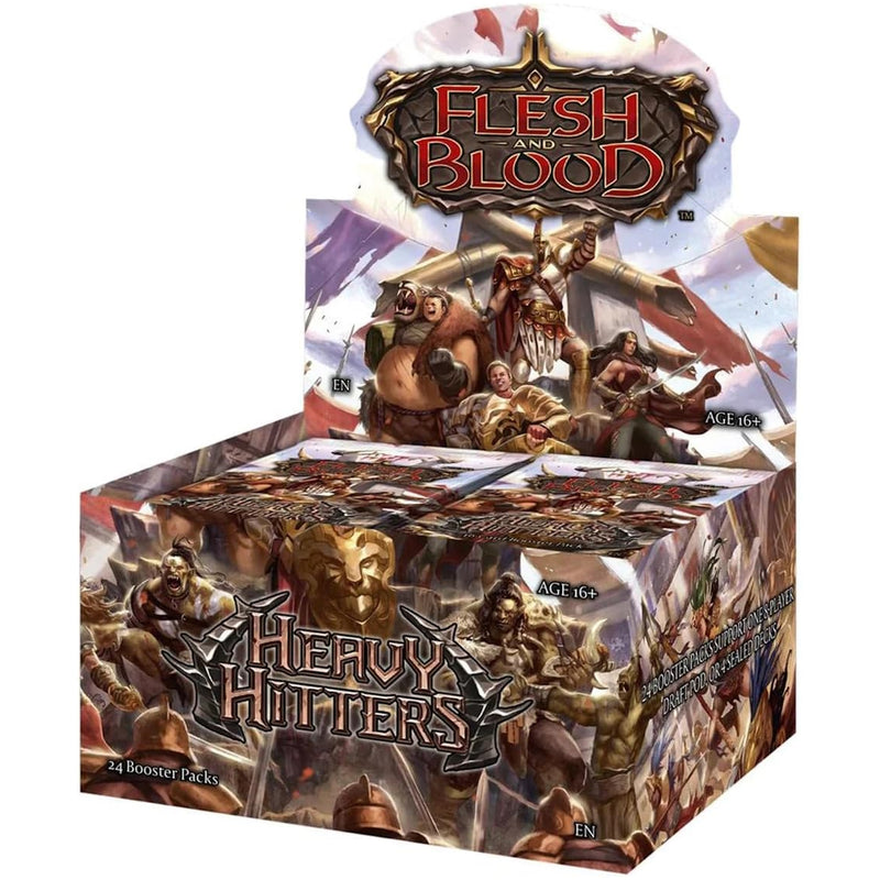 Flesh & Blood TCG: Heavy Hitters Booster Box - 24 Packs Card Game Legend Story Studios