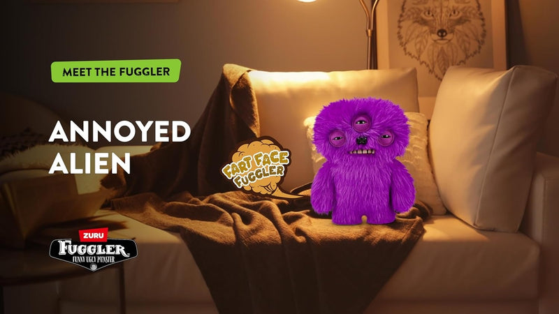 Fuggler Fart Face: Annoyed Alien Purple Toys & Games Zuru