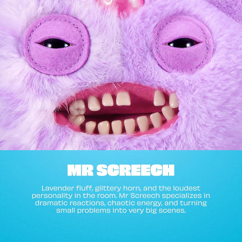 Fuggler Fugglercorns: Mr. Screech - Light Purple Toys & Games Zuru