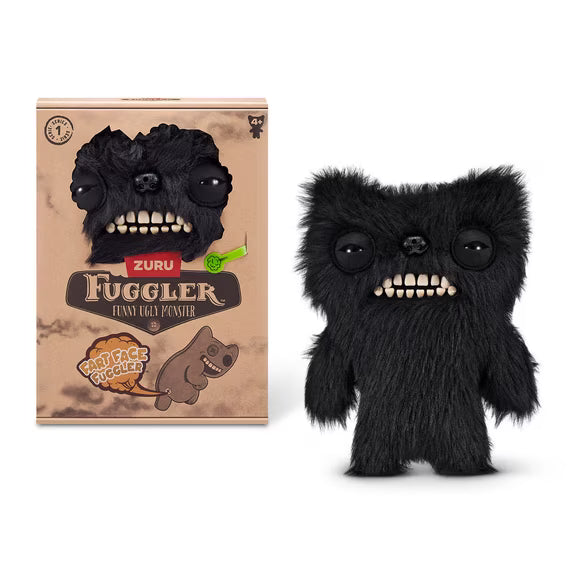 Fuggler: Fart Face Series 1 - Munch Munch Black Long Ugly Monster Plush Toy Toys & Games Zuru