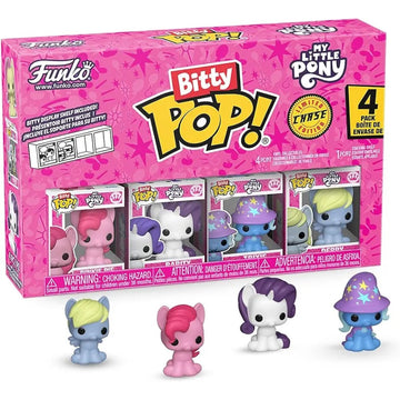Funko Bitty Pop!: My Little Pony - Pinkie Pie/Rarity/Trixie/Random 4 Pack Vinyl Bitty Figures Toys & Games Funko