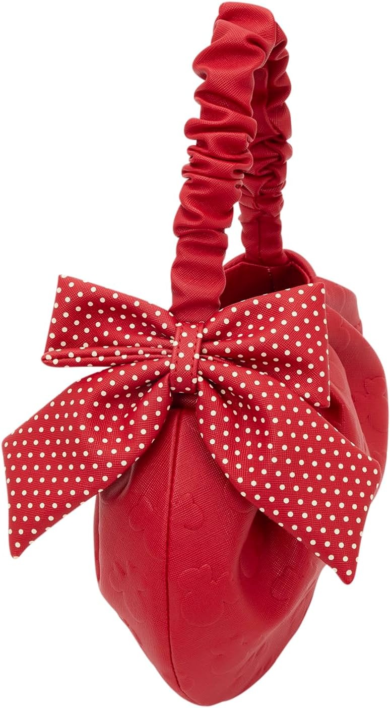 Loungefly: Disney - Minnie Rock The Dots Coquette Bag Clothing and Apparel Loungefly