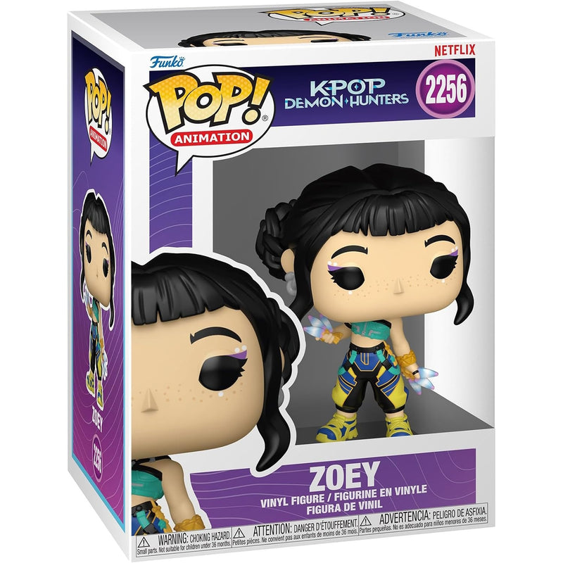 Funko Pop! Animation: Kpop Demon Hunters - Zoey "How It's Done" - Vinyl Figure #2256 Toys & Games Funko