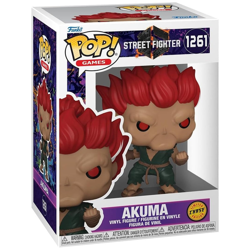 Funko Pop: Games: Street Fighter - Akuma - Vinyl Figure Chase #1261 Toys & Games Funko