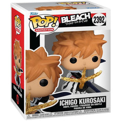 Funko Pop! Animation: Bleach Thousand Year Blood War - Ichigo Kurosaki with Dual Zangetsu Swords Vinyl Figure #2392 Toys & Games Funko