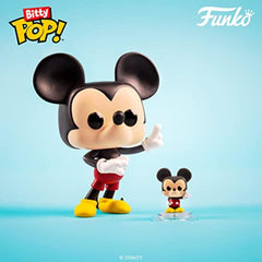 Funko Pop! Bitty: Disney Shelf - Mickey Mouse - Minnie Mouse - Pluto - Mystery Figure Toys & Games Funko