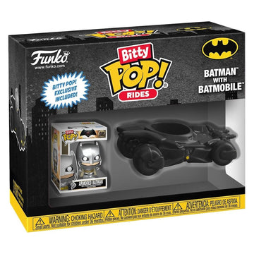 Funko Pop! Bitty Rides: DC - Batman and Batmobile Toys & Games Funko