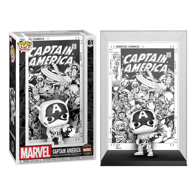 Funko Pop! Comic Cover: Marvel's 85th Anniversary - Captain America #65 Toys & Games Funko