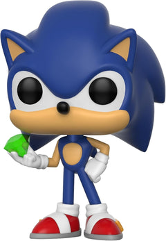 Funko Pop! Games: Sonic the Hedgehog - Sonic with Emerald Vinyl FIgure - 284 Toys & Games Funko