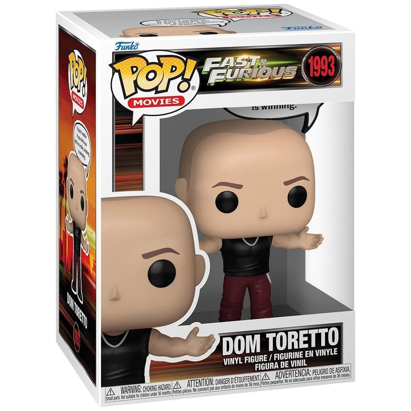 Funko Pop! Movies: The Fast and Furious - Dominic Toretto Vinyl Figure - Winning is Winning #1993 Toys & Games Funko