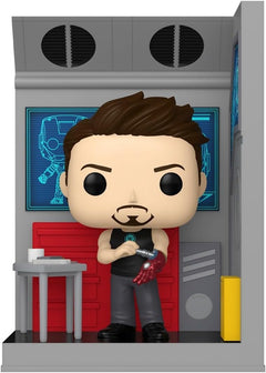 Funko Pop! Nooks: Marvel - Tony Stark in His Workshop Vinyl Figure Toys & Games Funko