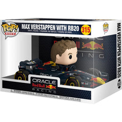 Funko Pop! Rides: Oracle Red Bull Racing RB20 - Max Verstappen Vinyl Figure #315 Toys & Games Funko