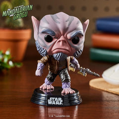 Funko Pop!: Star Wars the Mandalorian & Grogu - Zeb Orrelios with Bo-Rife Bobblehead Vinyl Figure #822 Toys & Games Funko