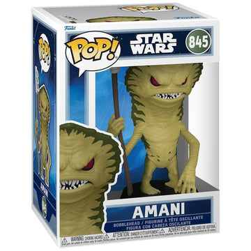 Funko Pop!: Star Wars the Mandalorian and Grogu - Amani Bobblehead #845 Toys & Games Funko
