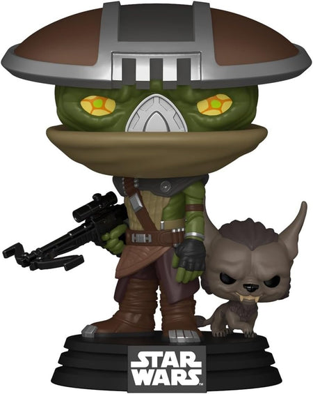 Funko Pop! and Buddy: Star Wars the Mandalorian and Grogu - Embo and Keibu Bobblehead #842 Toys & Games Funko