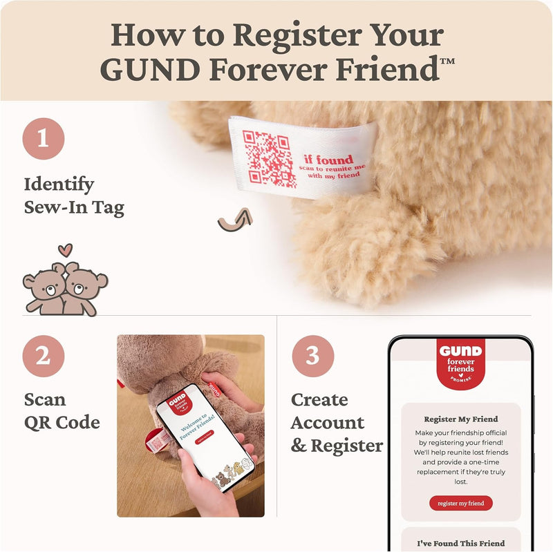 GUND: Forever Friends Promise Bear Plush - Kai Toys & Games GUND