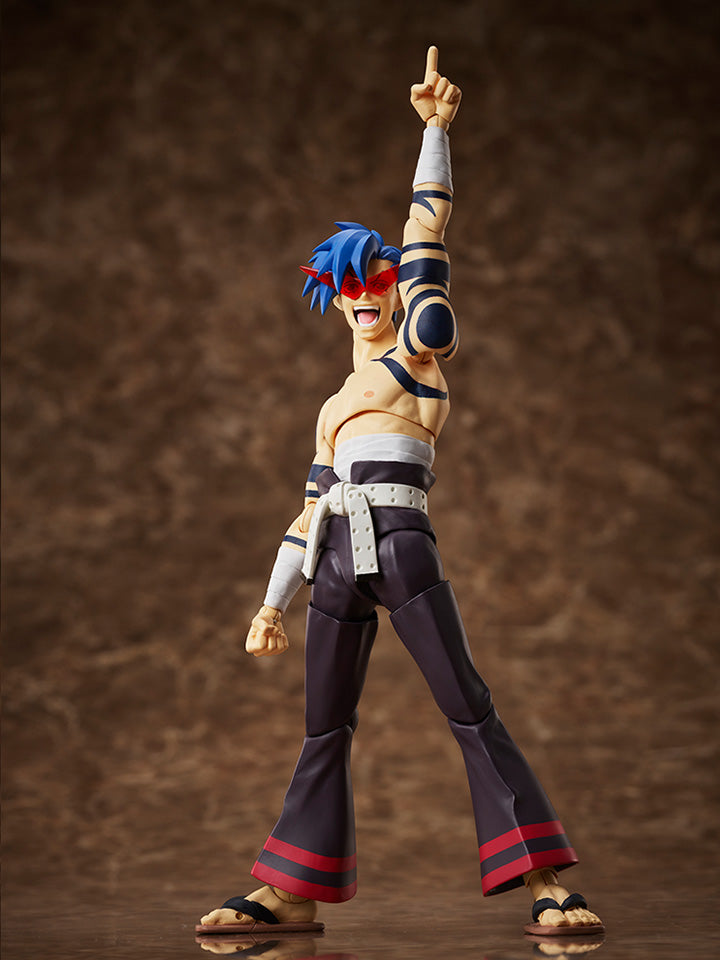 BUZZmod. Gurren Lagann: Kamina 1/12 Scale Action Figure Toys & Hobbies Aniplex of America