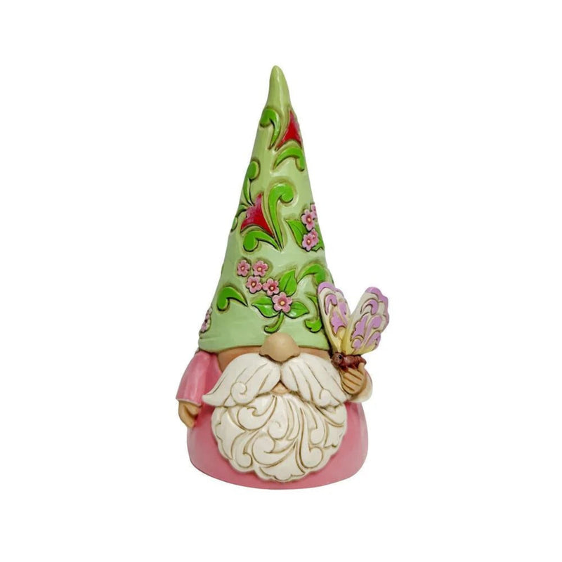 Enesco Heartwood Creek: Gnome with Butterfly Figurine Collectible Shopville