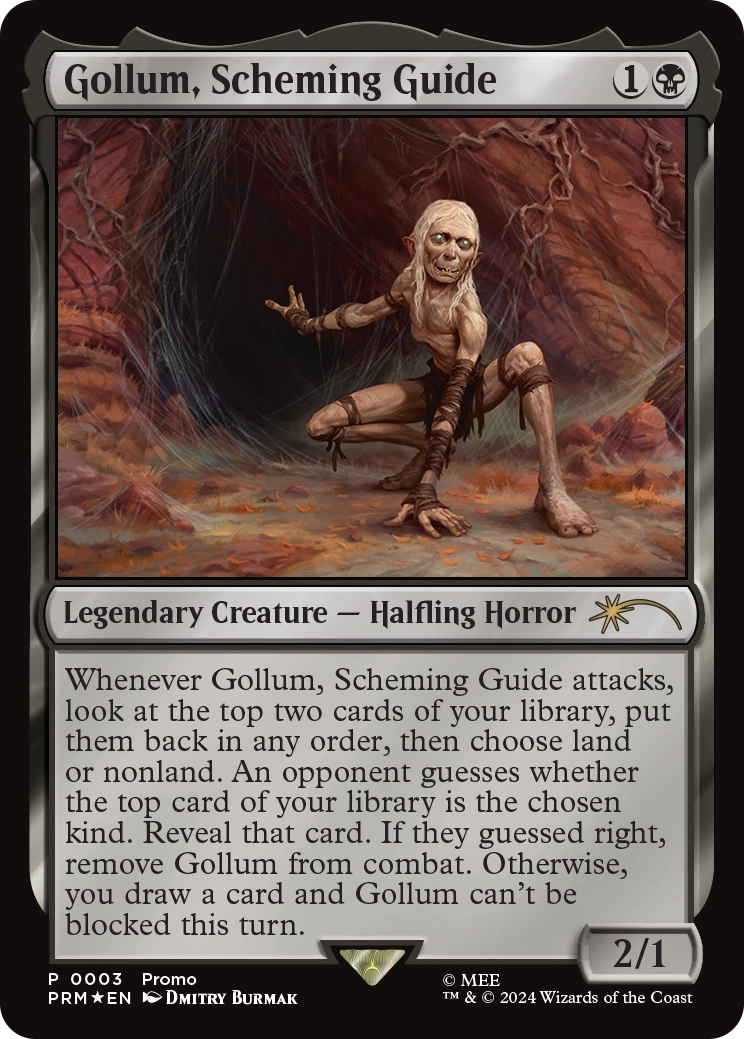 Magic the Gathering TCG: Tales of Middle Earth Costco Promo Set - Gandalf/Frodo/Balrog/Gollum Card Game Wizards of the Coast