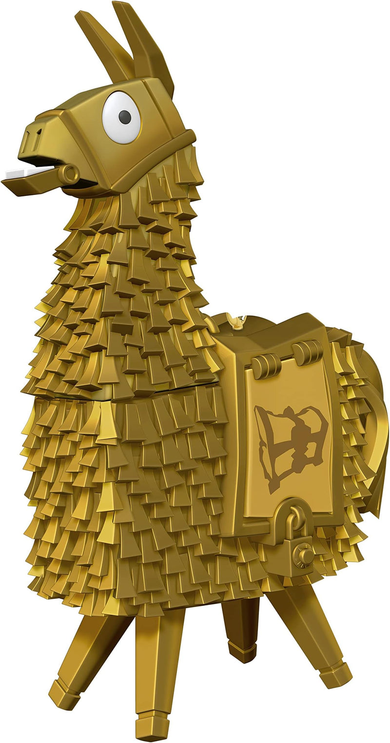 Hallmark Christmas Ornament: Fortnite Golden Loot Llama Memorabilia Hallmark